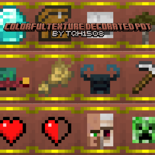 Colorful texture decorated pot screenshot