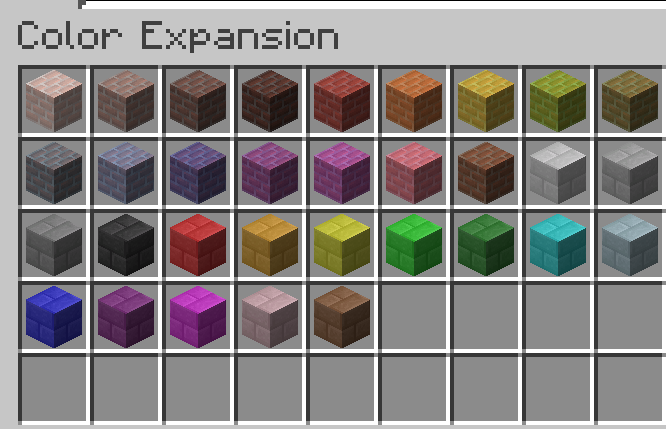 Color Expansion's Creative Mode Tab