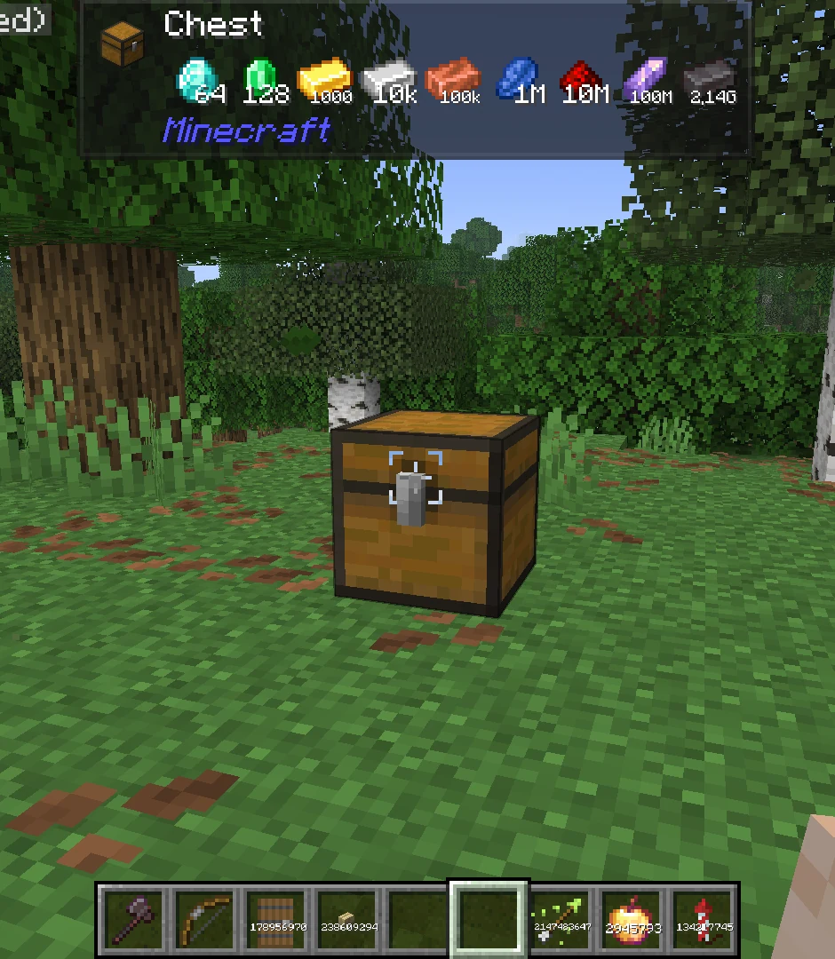 Jade WTHIT Tooltip and Hotbar Capacity