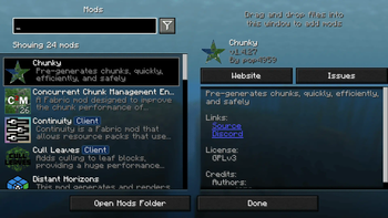 mod menu