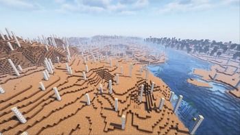 Barren world generation