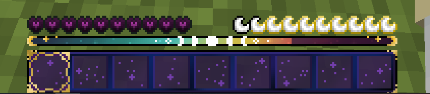 Colorful hearts and AppleSkin compatibility