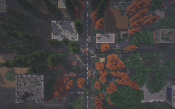 An abandoned town