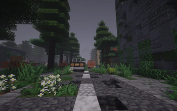 An abandoned town