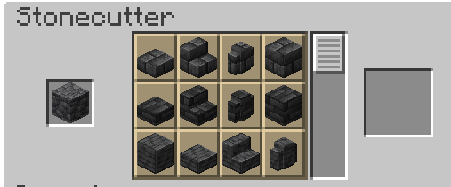 Stonecutting Deepslate