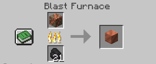 Blasting Raw Copper Blocks