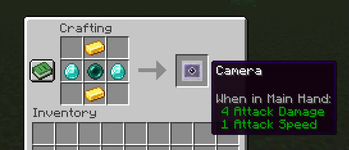 Camera recipe