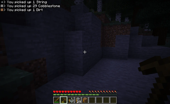 Pick up warning and new item highlights