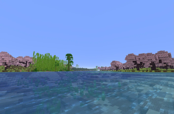 Cherry grove with bamboo patch