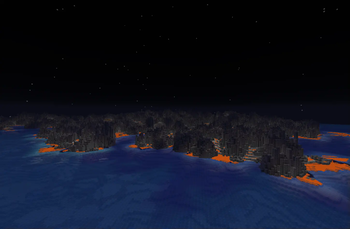 Volcanic island