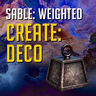 Sable: Weighted - Create: Deco logo