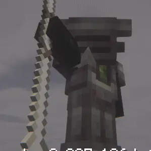 Player with Osseous Staff