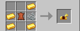 Gold horse armor recipe