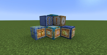 The blocks and operator