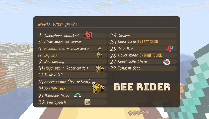 Bee Rider Perks