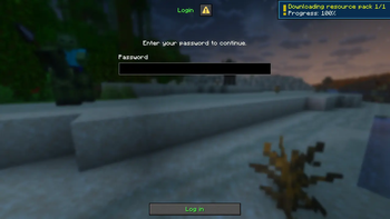 login screen(for players in 1.21.6+) 