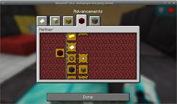 Advancements being saved-4