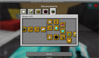Advancements being saved-5