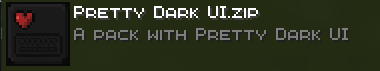 Pretty Dark UI