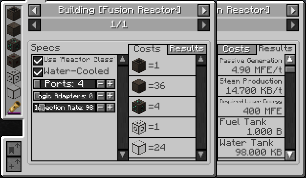 Fusion Reactor - Water Cooled