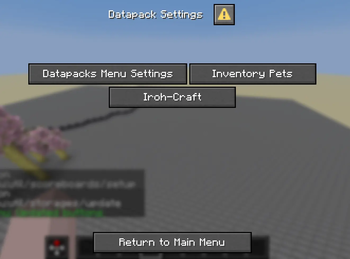 Datapacks Menu — screenshot 2