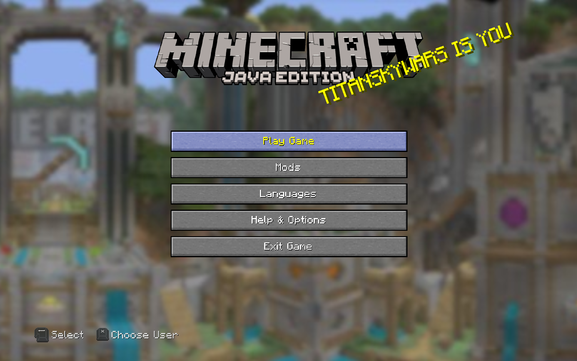 Screenshot modpacku MC: PS3 Edition (2/3)