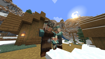 Snowy villager