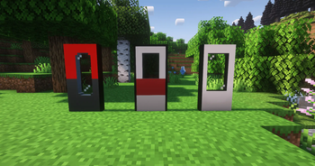 Small selection of realistic doors