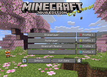 Main menu