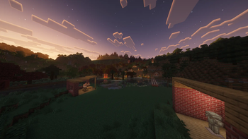 Night Village with random stuff