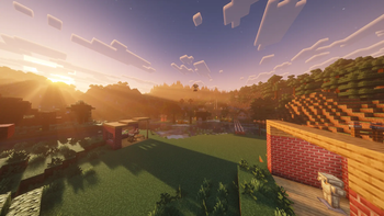 Village with random stuff