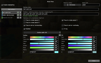 The Settings screen