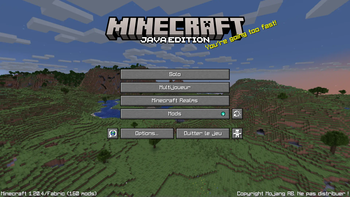 SharkoCraft - Title screen (0.4.0~0.5.0)