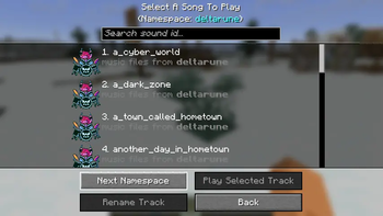 Non-Minecraft Namespace Songs Icon
