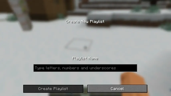 Create a New Playlist