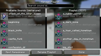 Change Namespace