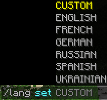 Multi-language support