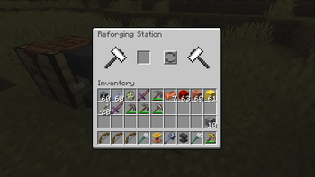 Reforging Station Menu