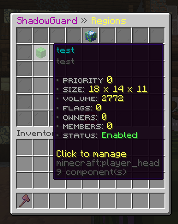 Regions Editor Select