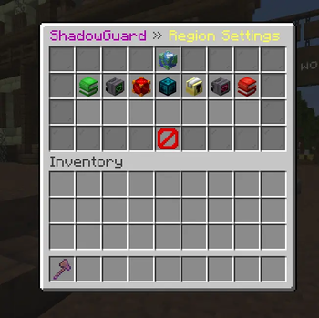 Region Settings Menu