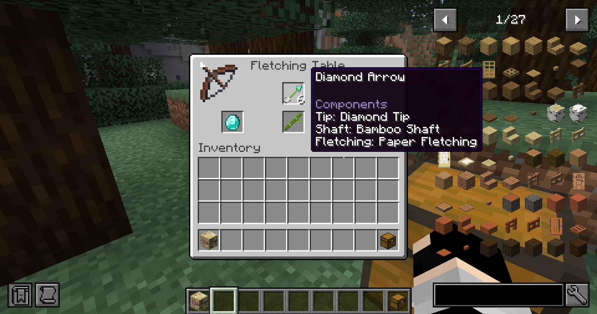 Crafting Arrows