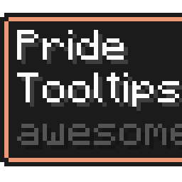 Coral Orange Tooltip (Frame-only Monochrome)