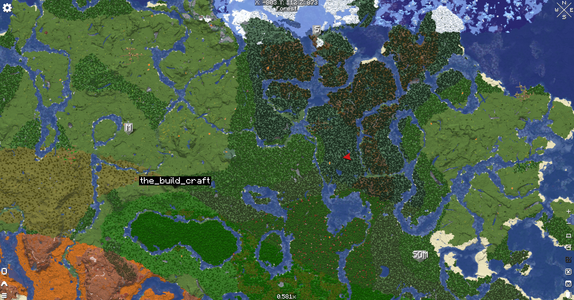 Player Waypoint on Xaero's Worldmap