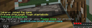 Text that shows when no PV