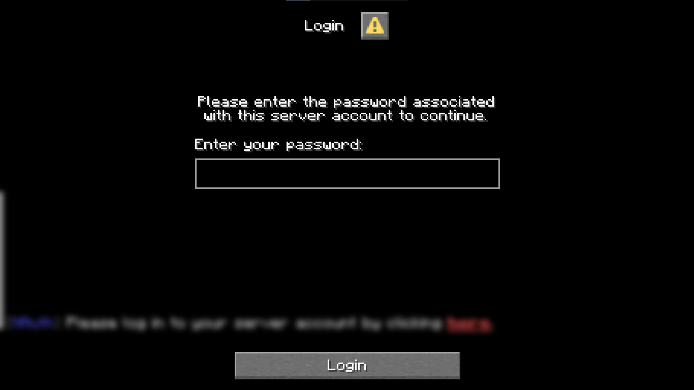 Login Screen