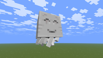 An "old" Happy Ghast feeling overjoyed