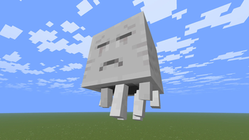 An "old" Happy Ghast feeling sad