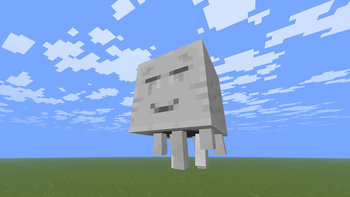An "old" Happy Ghast idling