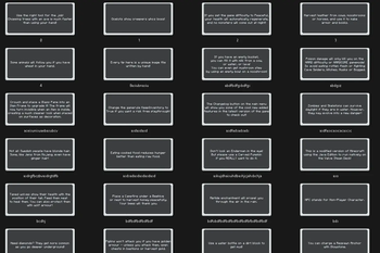 Some of the loading screen text