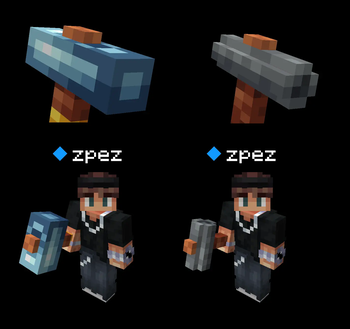 Thor's Hammer (L) and Block Smasher (R)